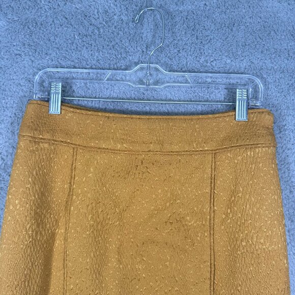 [BANANA‎ REPUBLIC] Mustard yellow gold pencil skirt - Picture 4 of 12